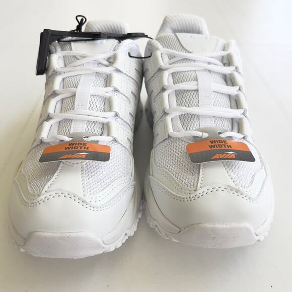 New AVIA Elevate Athletic Sneakers White Women's SIZE 7 WIDE - Picture 3 of 10